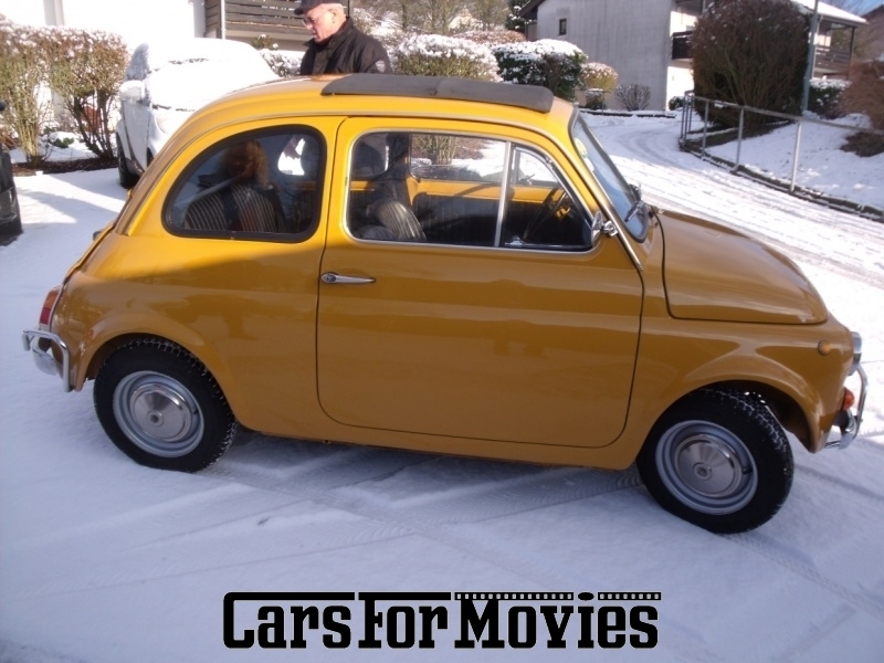 CarsForMovies | Fiat 500 1971 Italien Gelb Schwarz Zivilfahrzeug Kleinwagen Hamburg 4136 Oldtimer